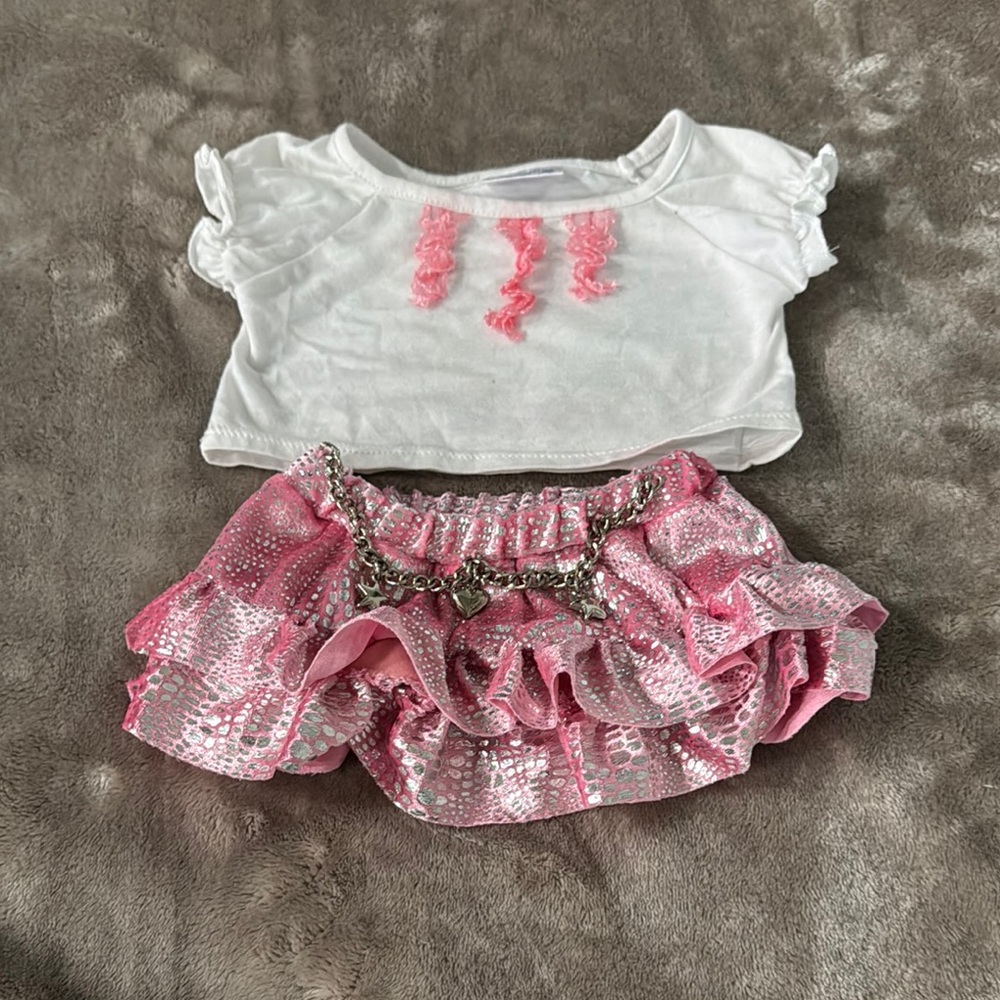 Pink and White Ruffled Diaper Covers